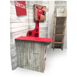 BIKOM Stand en carton 100% recyclable