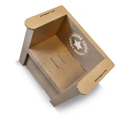 mobilier-en-carton-Fauteuil en carton naturel personnalisable