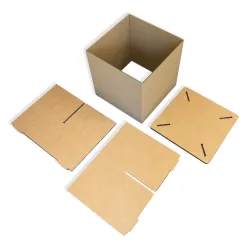 mobilier-en-carton-Pouf en carton recyclé