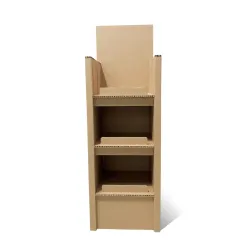 fabricant_plv_Meuble range-bouteilles vertical en carton