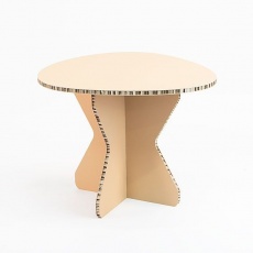 mobilier-en-carton-Table basse scandinave en carton