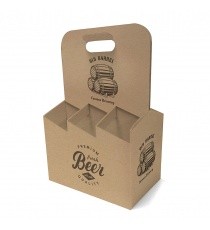Porte bouteille en carton BIKOM Porte bouteille et lunch box