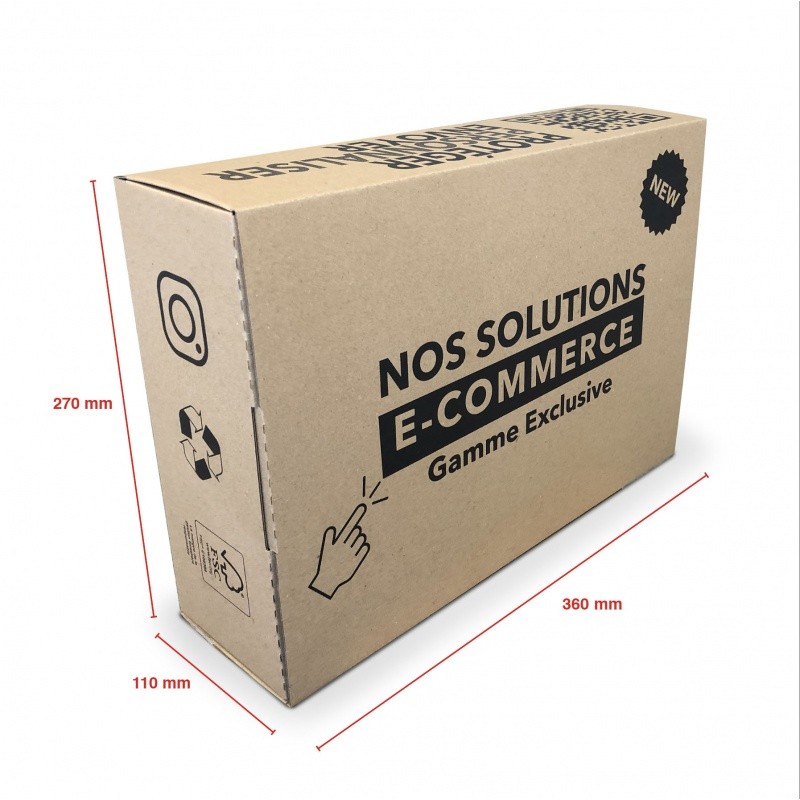Boite E-commerce 360 x 270 x 110 mm BIKOM Carton personnalisé