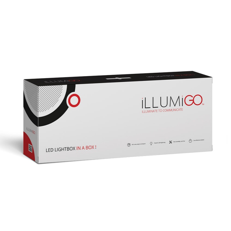 mobilier-en-carton-Cadre lumineux Illumigo™ 2x2
