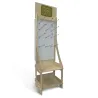 PLV présentoir boisPLV en bois "Lune" personnalisable PLV et présentoir en bois PLV et présentoir en bois