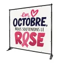 Photocall "Octobre Rose" 200 x 200 cm