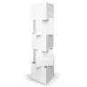 Totem cube "Octobre Rose" BIKOM PLV octobre rose