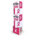 Totem cube "Octobre Rose"