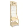 PLV présentoir boisPLV en bois "Lune" personnalisable PLV et présentoir en bois PLV et présentoir en bois