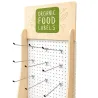 PLV présentoir boisPLV en bois "Lune" personnalisable PLV et présentoir en bois PLV et présentoir en bois