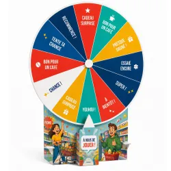 Roue de la chance H 90cm - Modèle "Pop" BIKOM Supports événementiels et outdoor