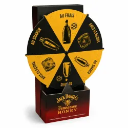 BIKOM Mini roue de la fortune, modèle "Flash"