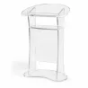 BIKOM Pupitre de conférence plexi transparent