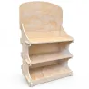 PLV présentoir boisPrésentoir de comptoir en bois "Champani" PLV et présentoir en bois PLV et présentoir en bois