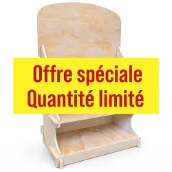 PLV présentoir boisPrésentoir de comptoir en bois "Champani" PLV et présentoir en bois PLV et présentoir en bois