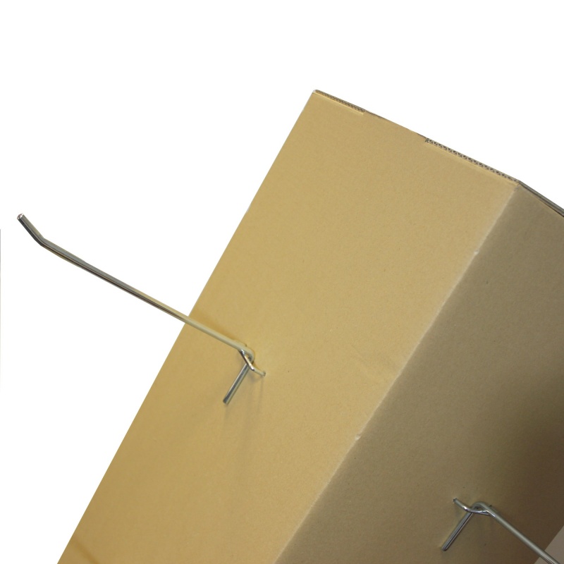 PLV carton avec tige support BIKOM Fabricant présentoir PLV
