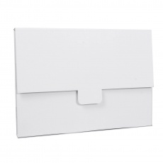 Pochette carton blanche format 31x22x2cm BIKOM Étuis et pochettes