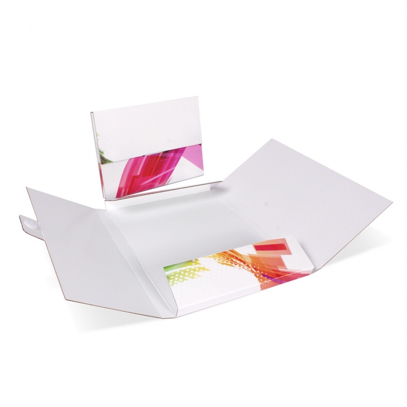 Pochette en carton format 31x22x2cm personnalisée  BIKOM Étuis et pochettes