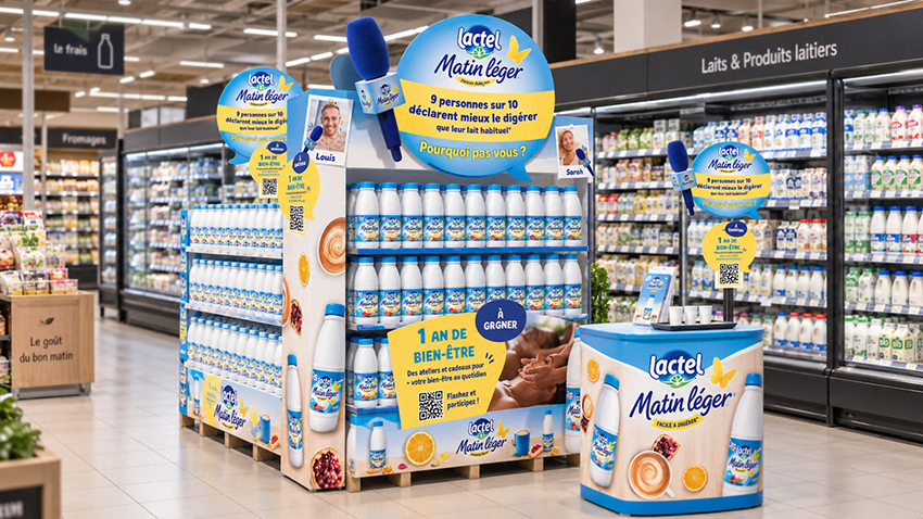 PLV magasin GMS